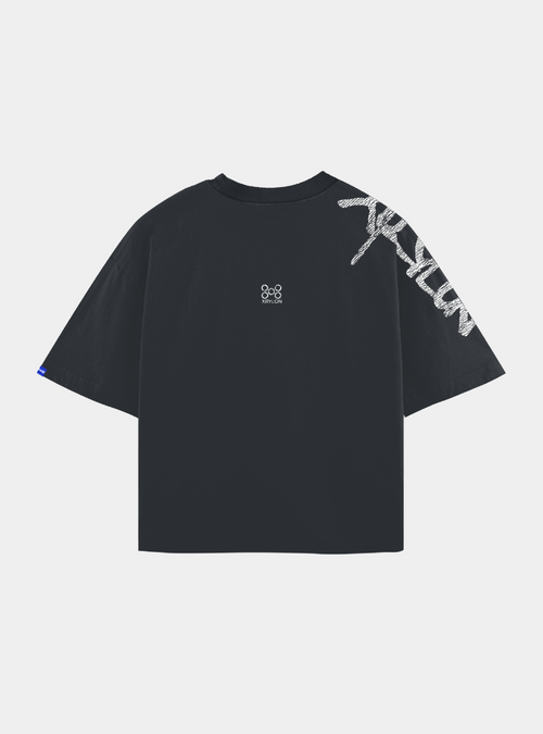 Boxy Vintage Tee – Alien Mona Lisa