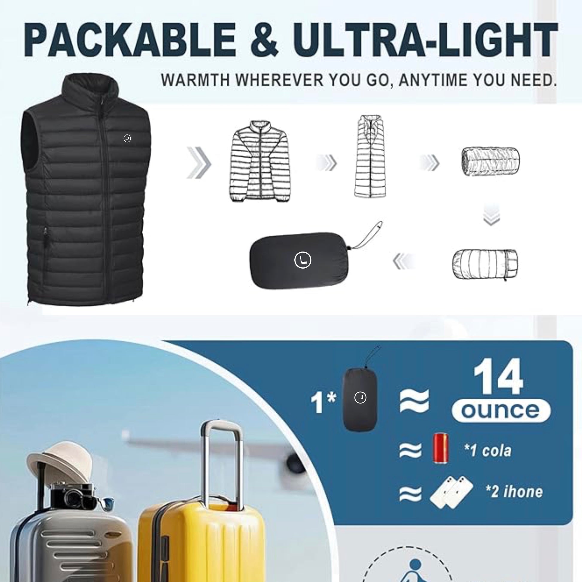Packable Vest Jacket